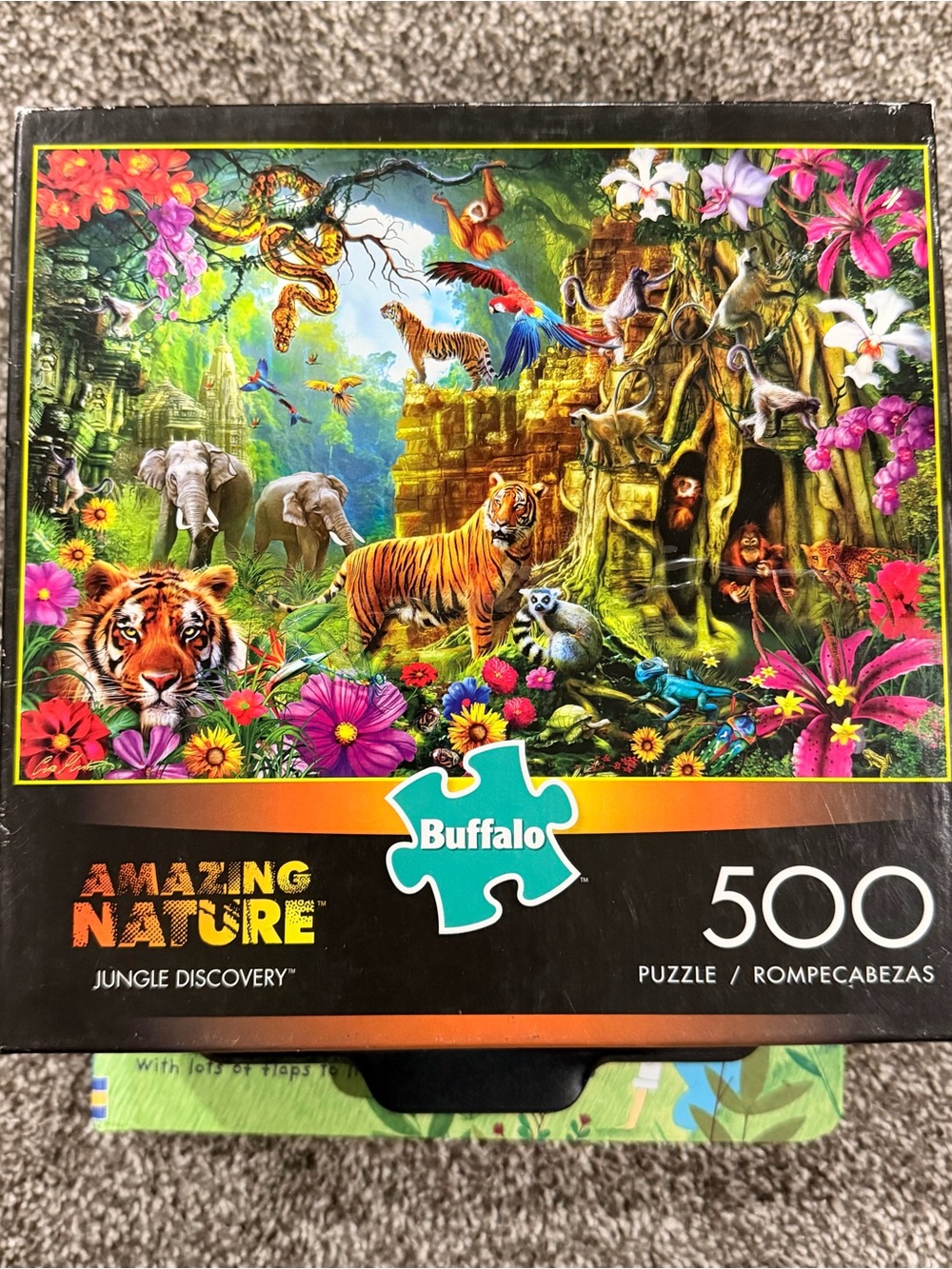 Buffalo Amazing Nature Jungle Discovery 500 puzzle.